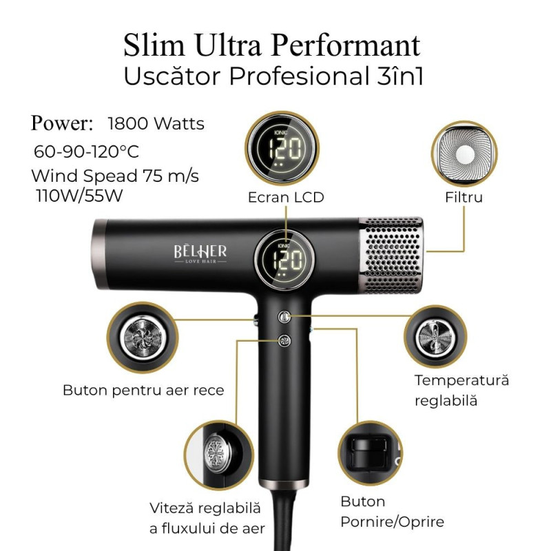 BELHER hair dryer — a high-performance tool designed for professionals BELHER hair dryer — a high-performance tool designed for professionals