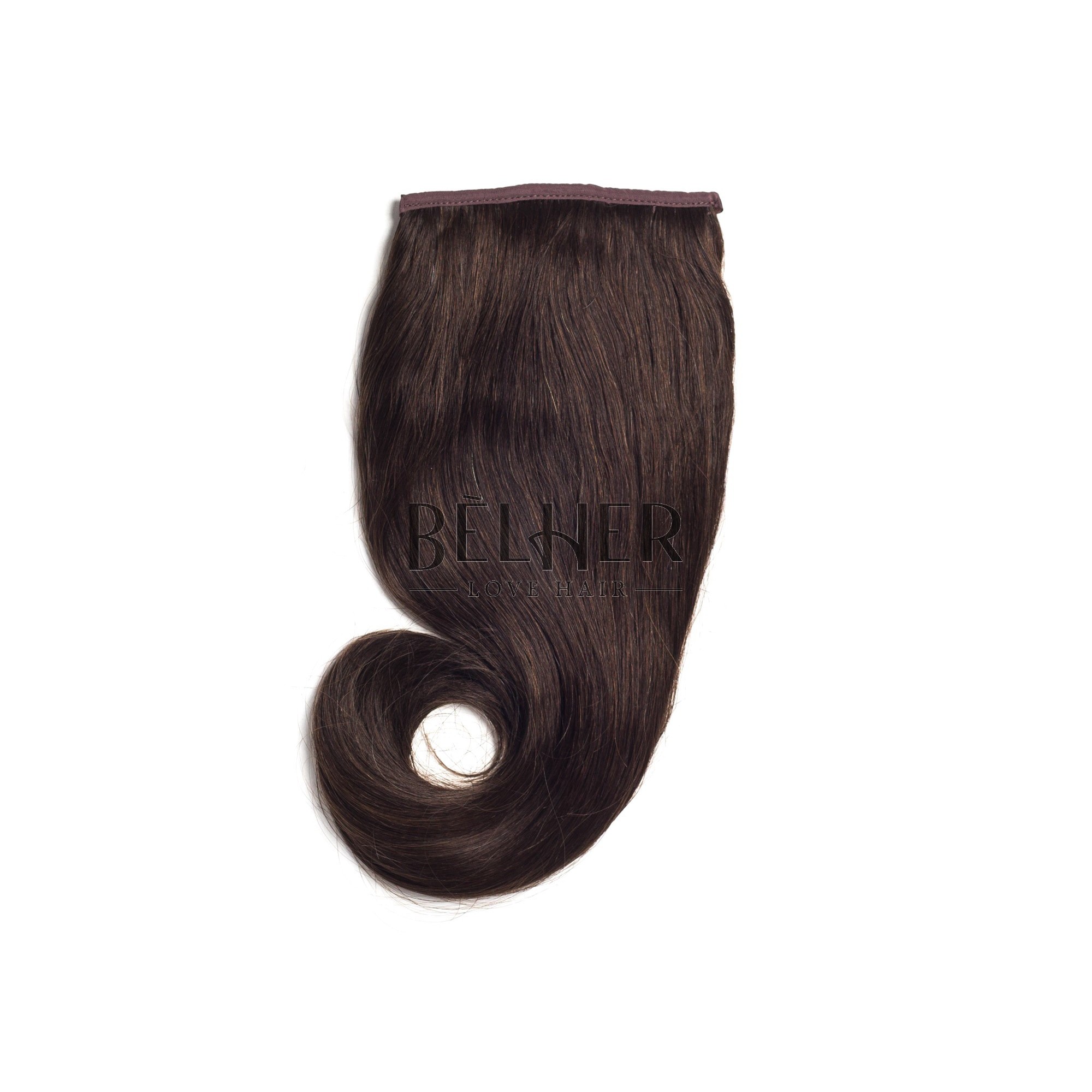 Coada naturala retro saten natural
