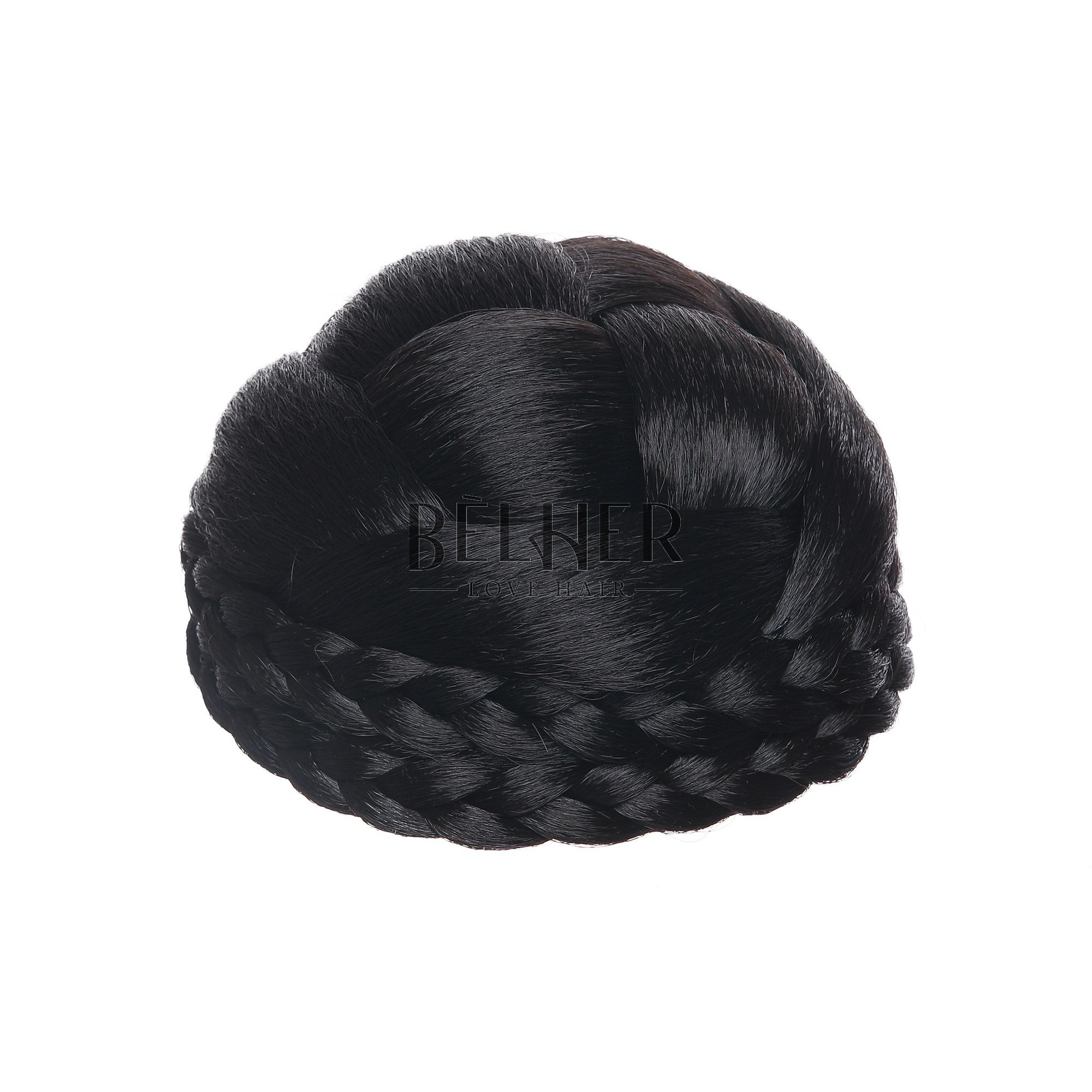 Coc bride negru natural