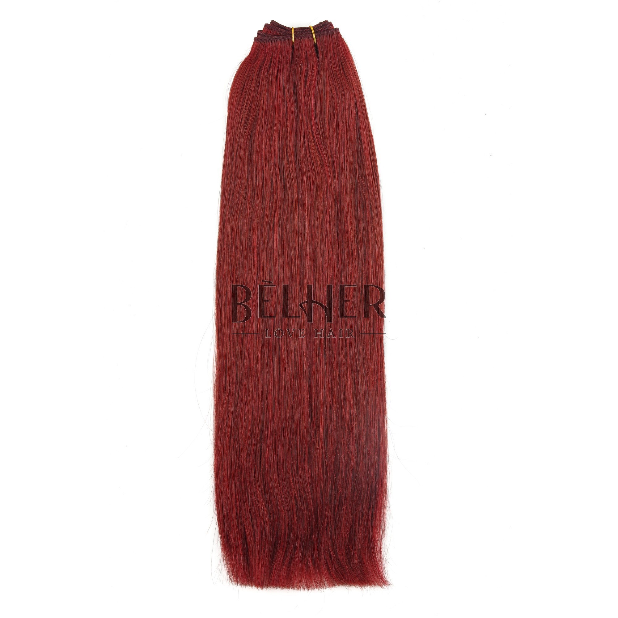 Extensii cusute deluxe burgundy