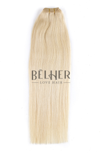 Blond Platinat Extensii Cusute Deluxe