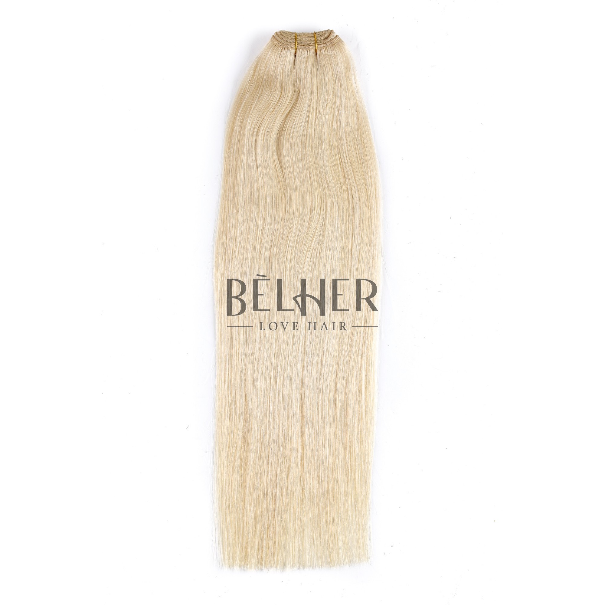 Extensii cusute deluxe blond platinat