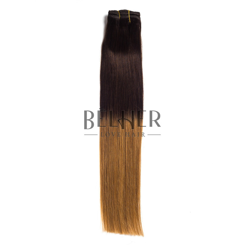 Ombre Ciocolatiu/Blond Miere Clip-On Premium