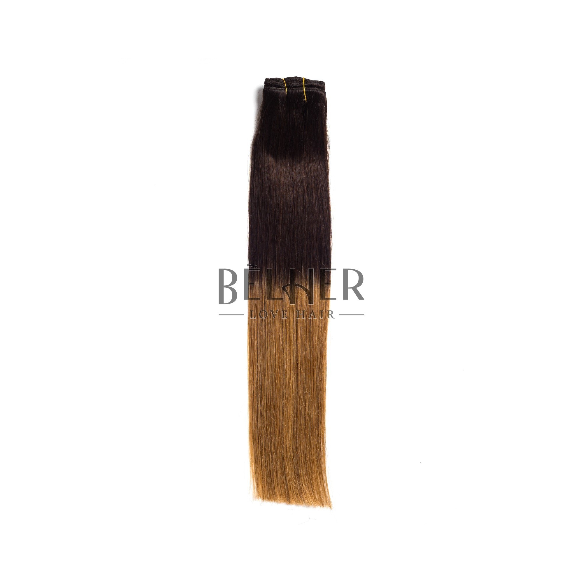 Extensii Clip-On Premium Ombre Ciocolatiu/Blond Miere