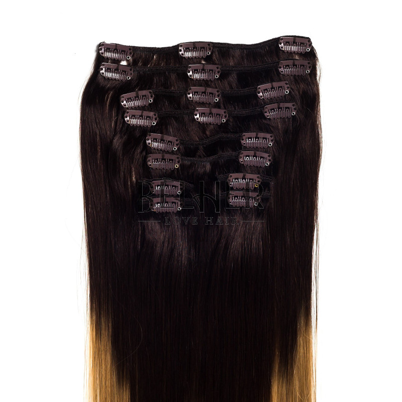 Ombre Saten/Blond Aluna Clip-On Premium Ombre Saten/Blond Aluna Clip-On Premium