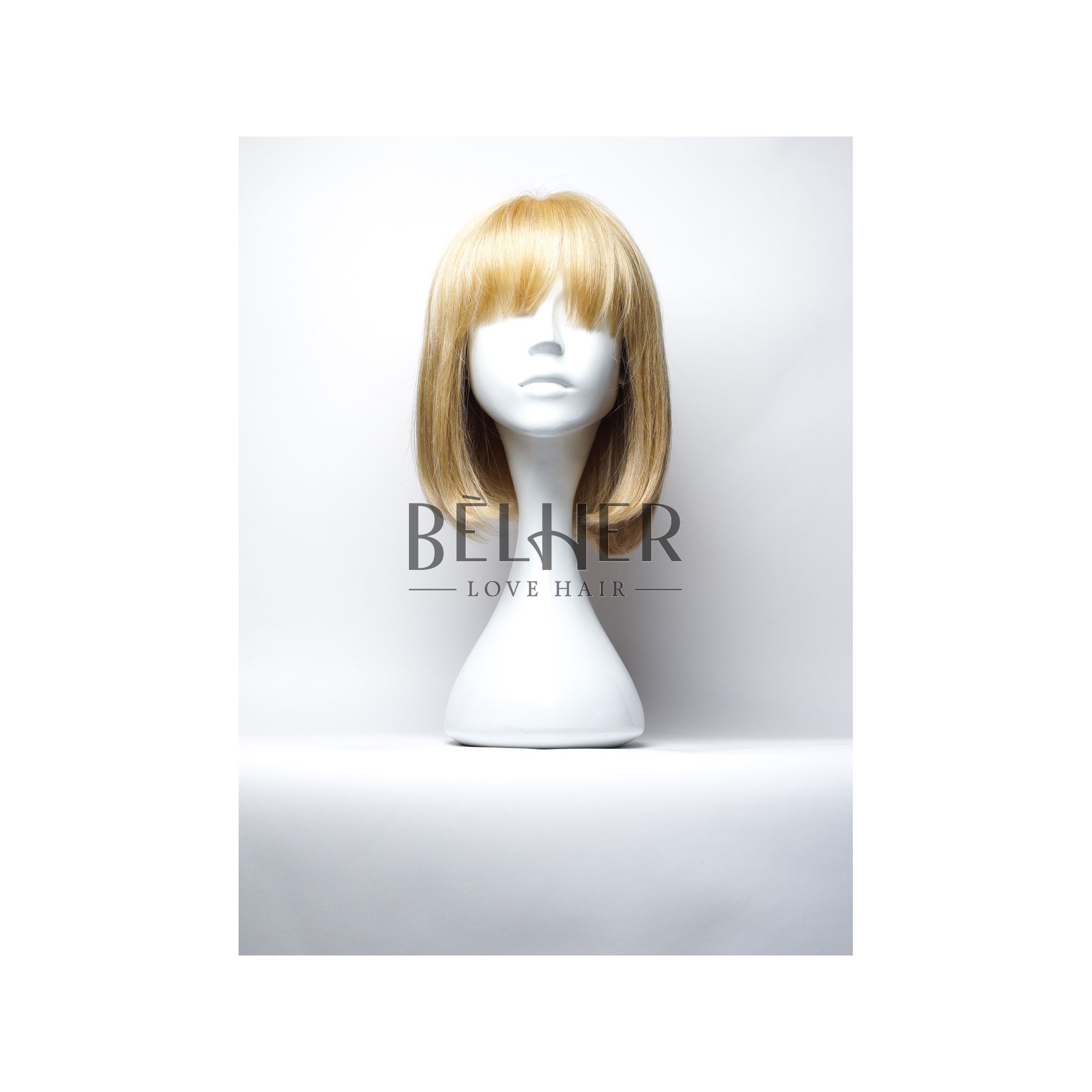 Peruca naturala briana mix blond deschis