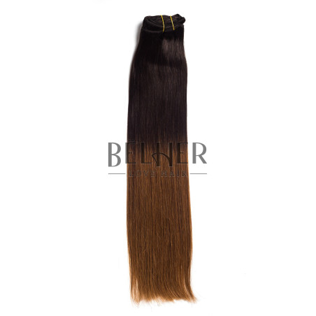 Ombre Saten Inchis/Aramiu Clip-On Premium