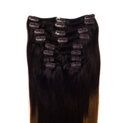 Ombre Saten Inchis/Aramiu Clip-On Premium Ombre Saten Inchis/Aramiu Clip-On Premium