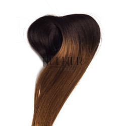Ombre Saten Inchis/Aramiu Clip-On Premium Ombre Saten Inchis/Aramiu Clip-On Premium
