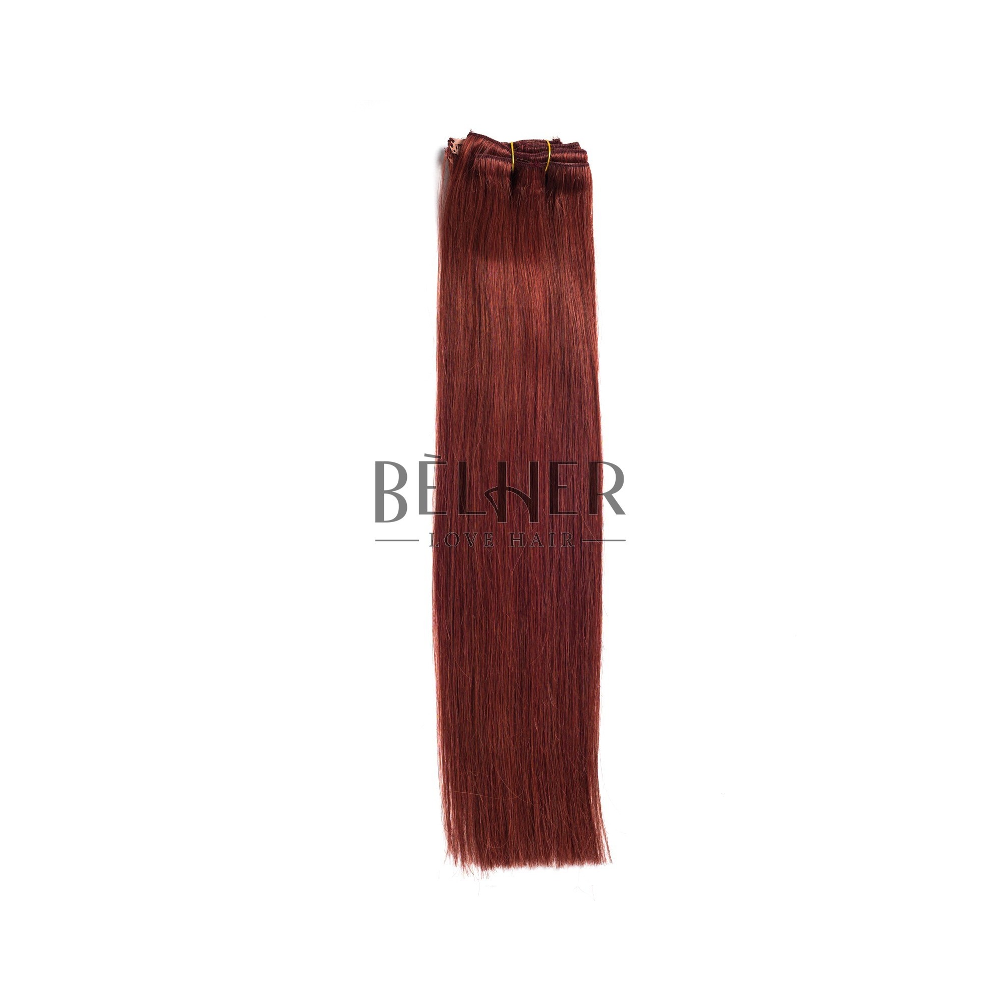 Extensii clip-on premium roscat intens