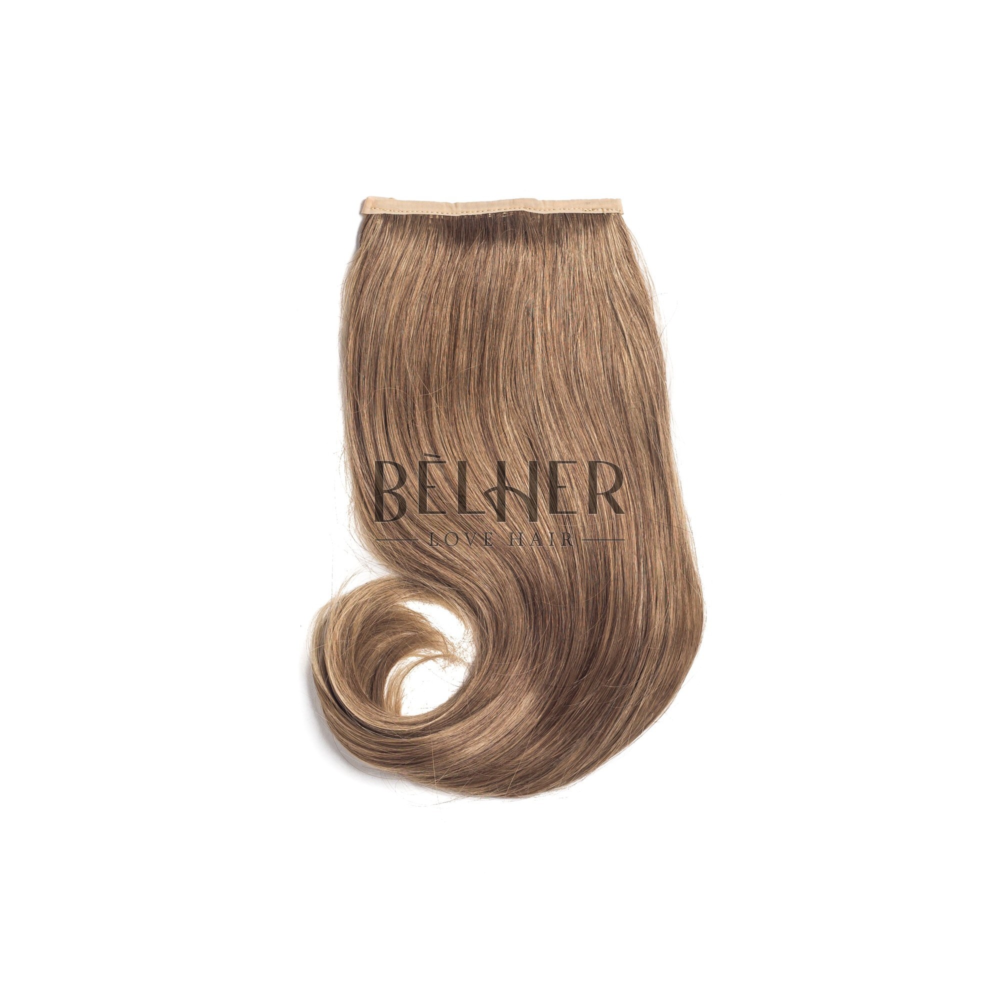 Coada naturala retro saten deschis