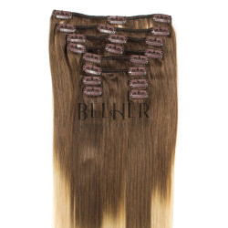 Ombre Saten Natural/Blond Clip-On Premium Ombre Saten Natural/Blond Clip-On Premium