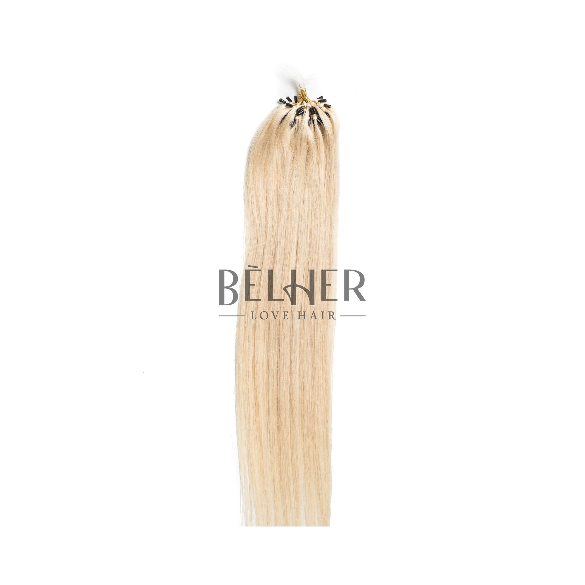 Extensii Microring Premium Blond Platinat