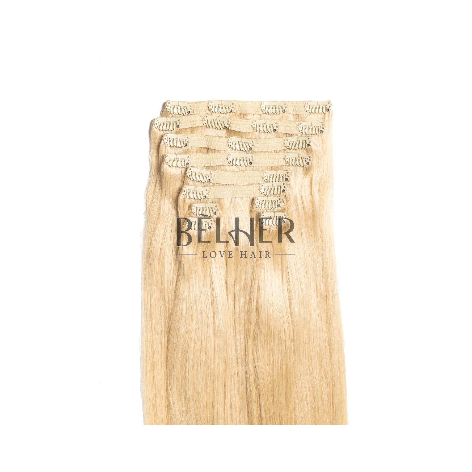 Extensii clip-on vip blond deschis