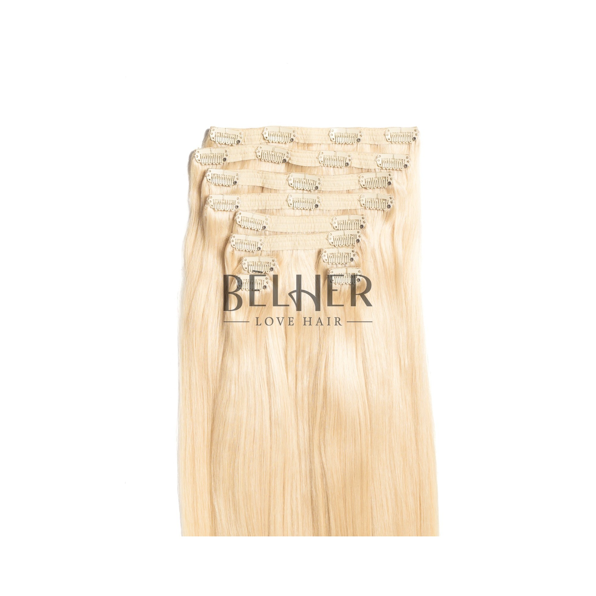 Extensii clip-on vip blond platinat