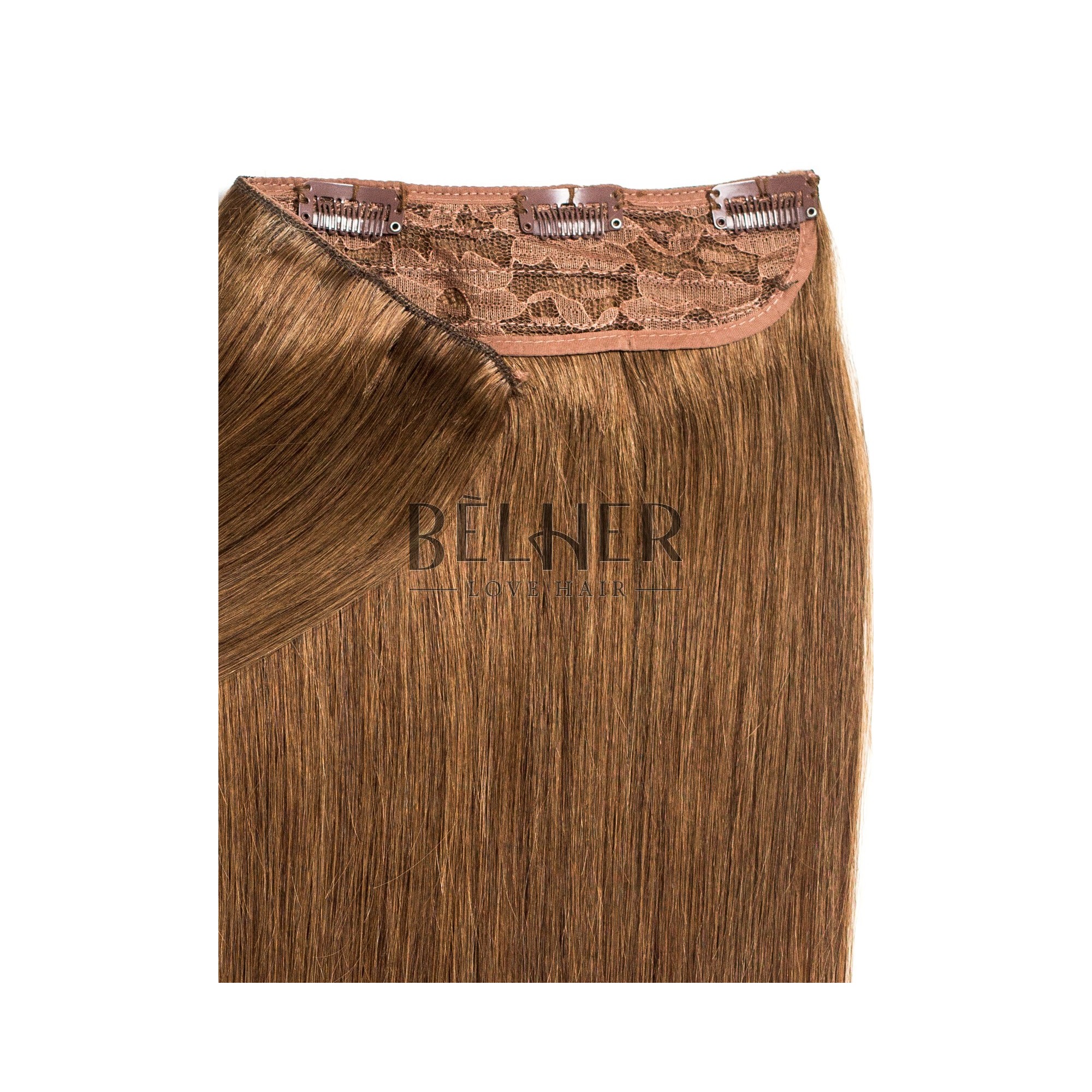Tresa clip-on deluxe saten auriu deschis