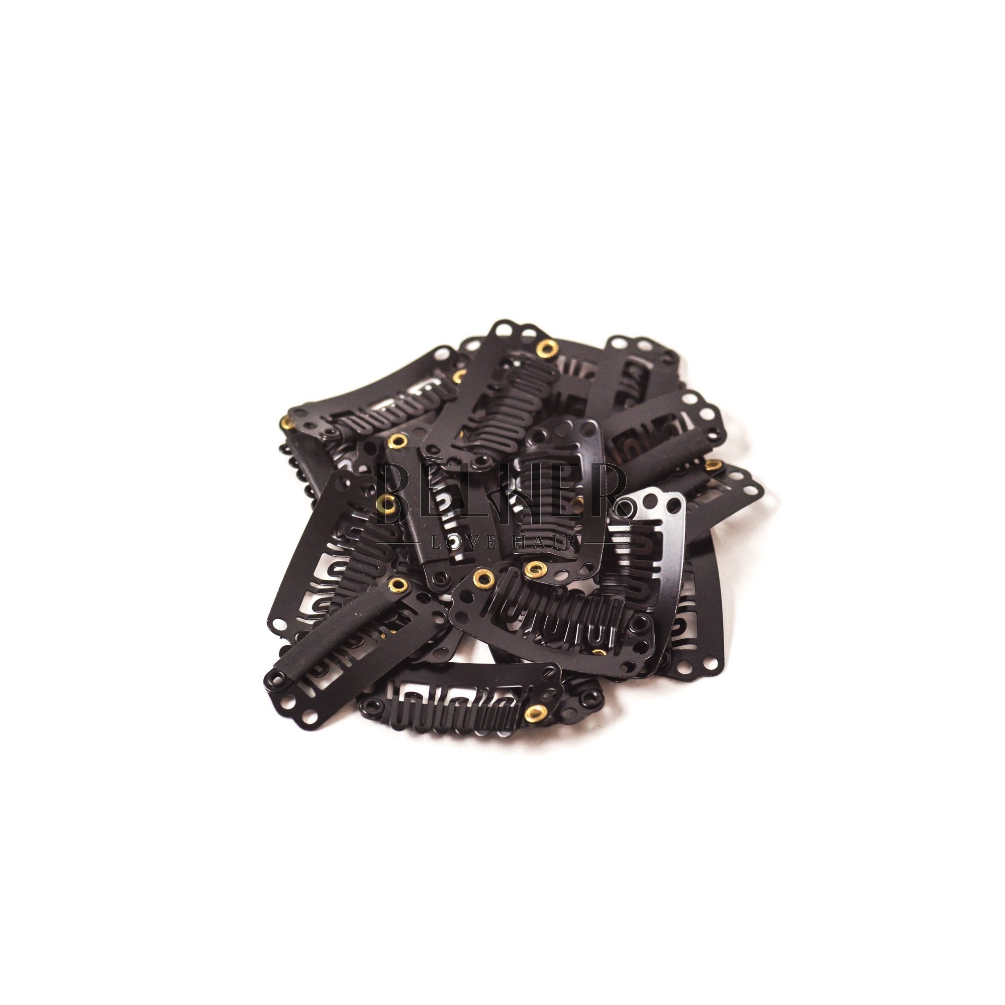 Clame clip-on negru