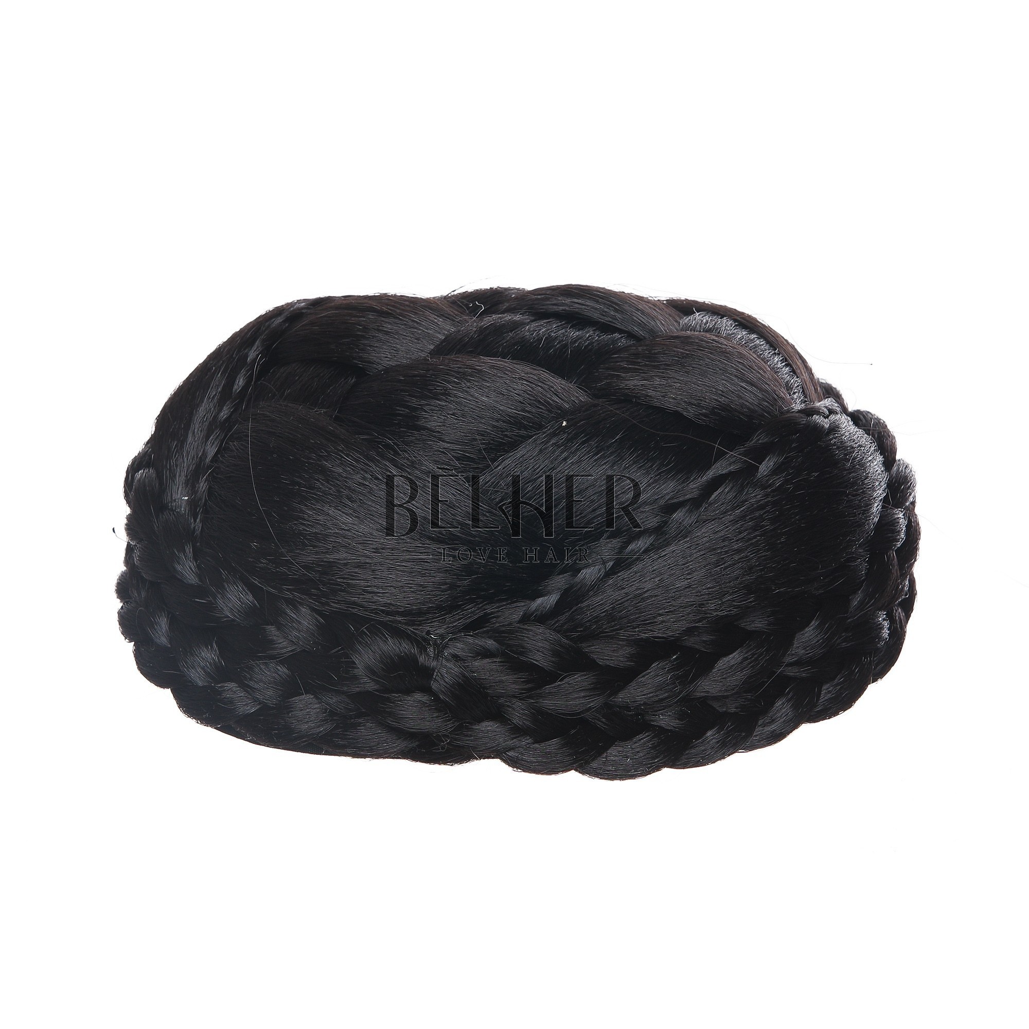 Coc elegant negru natural