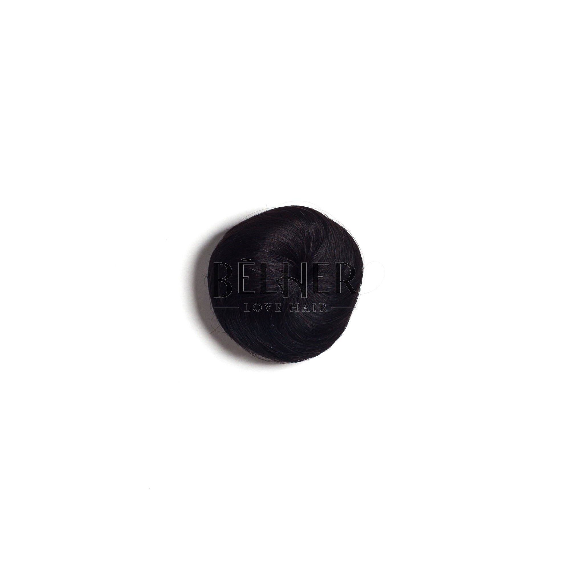 Coc clasic negru natural