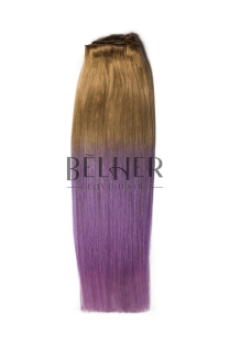 Extensii Ombre Blond Aluna/Pastel Purple Clip-On DELUXE