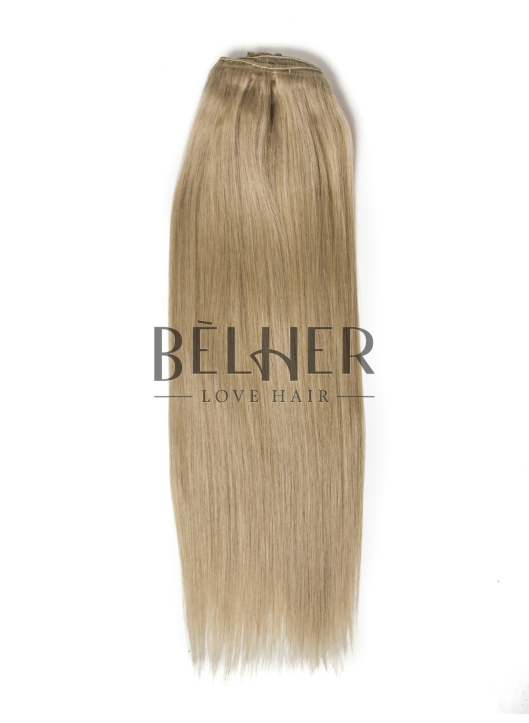 Extensii Blond Gri Clip-On Deluxe