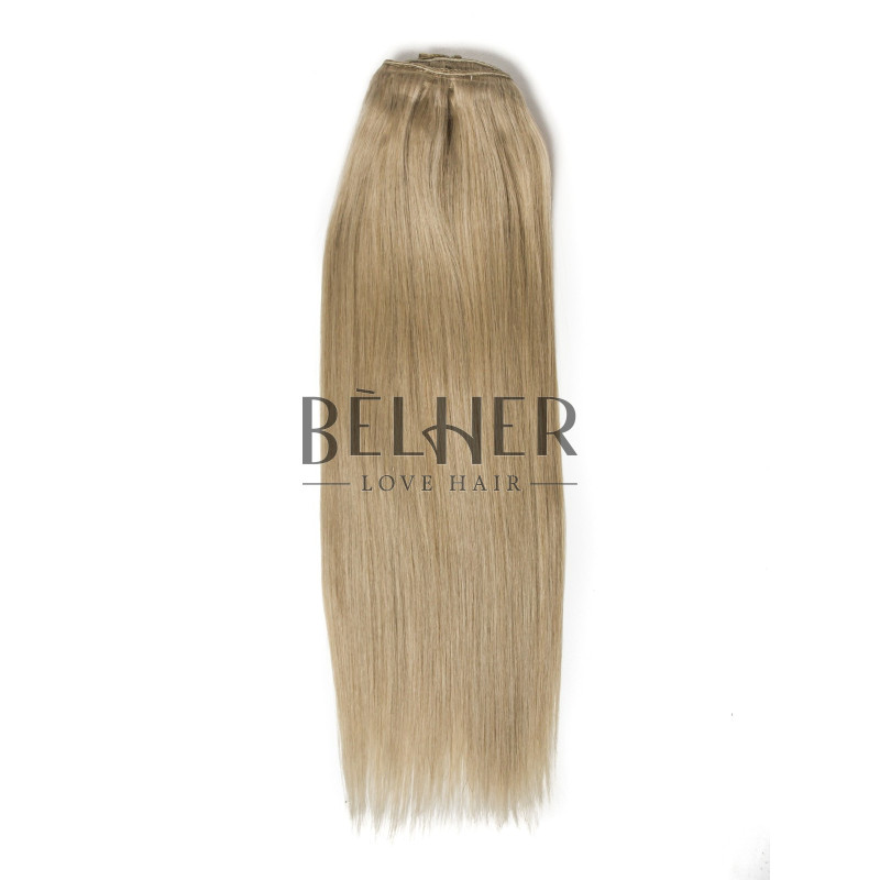 Extensii Blond Gri Clip-On Deluxe