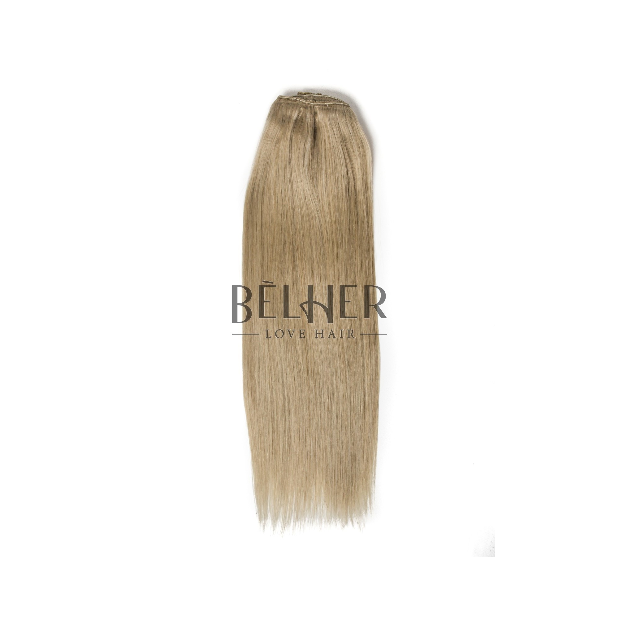 Extensii clip-on deluxe blond gri
