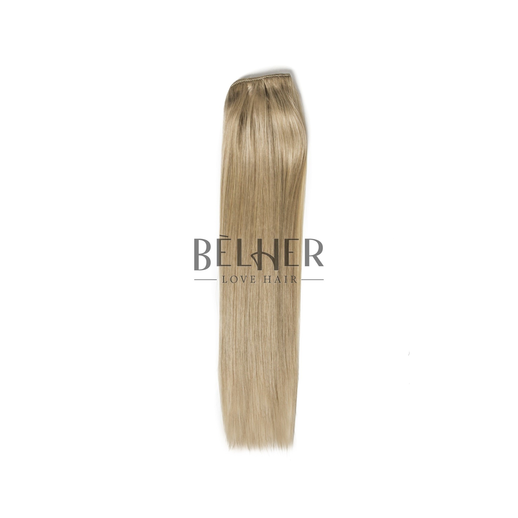 Extensii clip-on premium blond gri