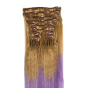 Extensii Blond Aluna/Purple Clip-On Premium