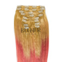 Extensii Ombre Blond/Pink Pastel