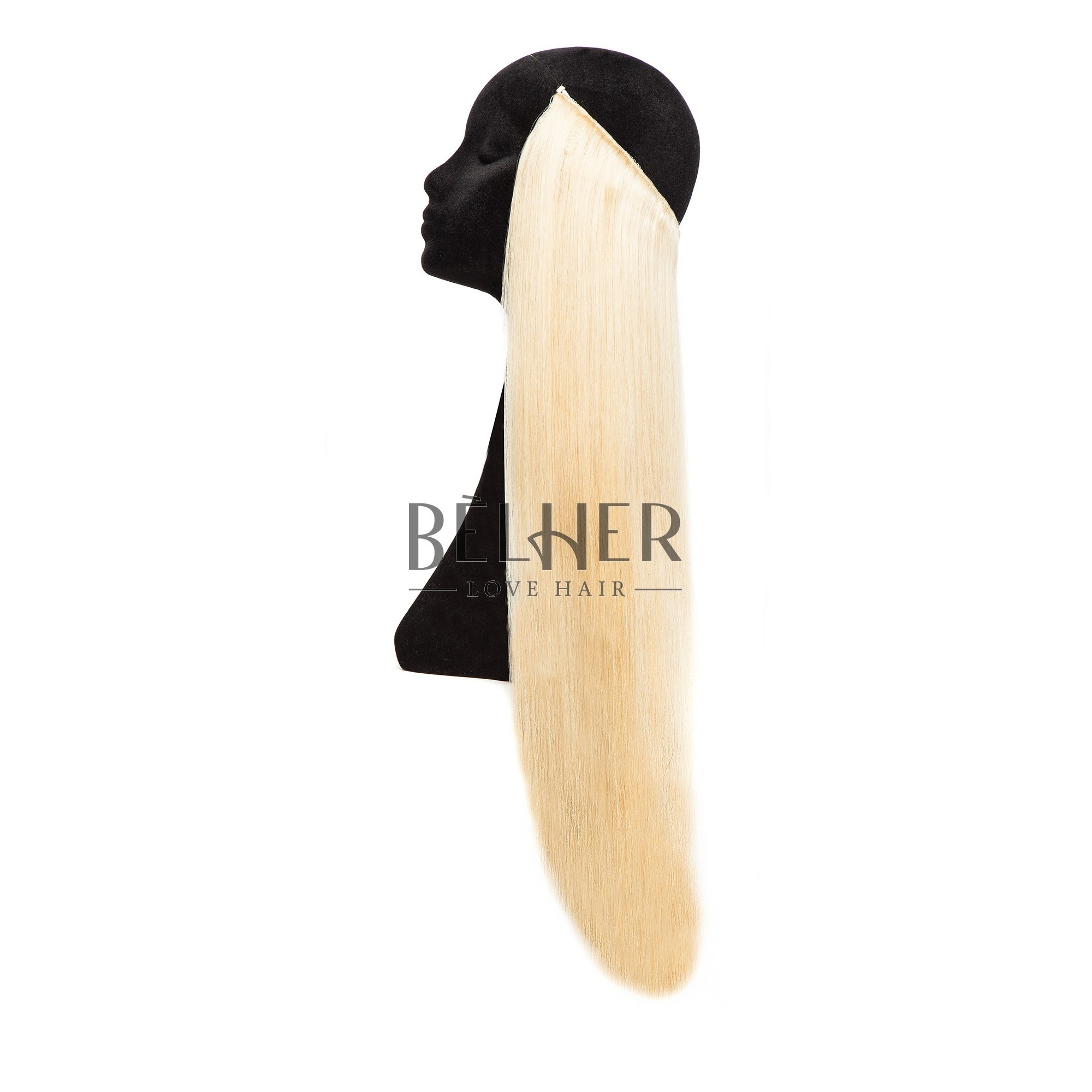 Extensii flip-in deluxe blond cenusiu