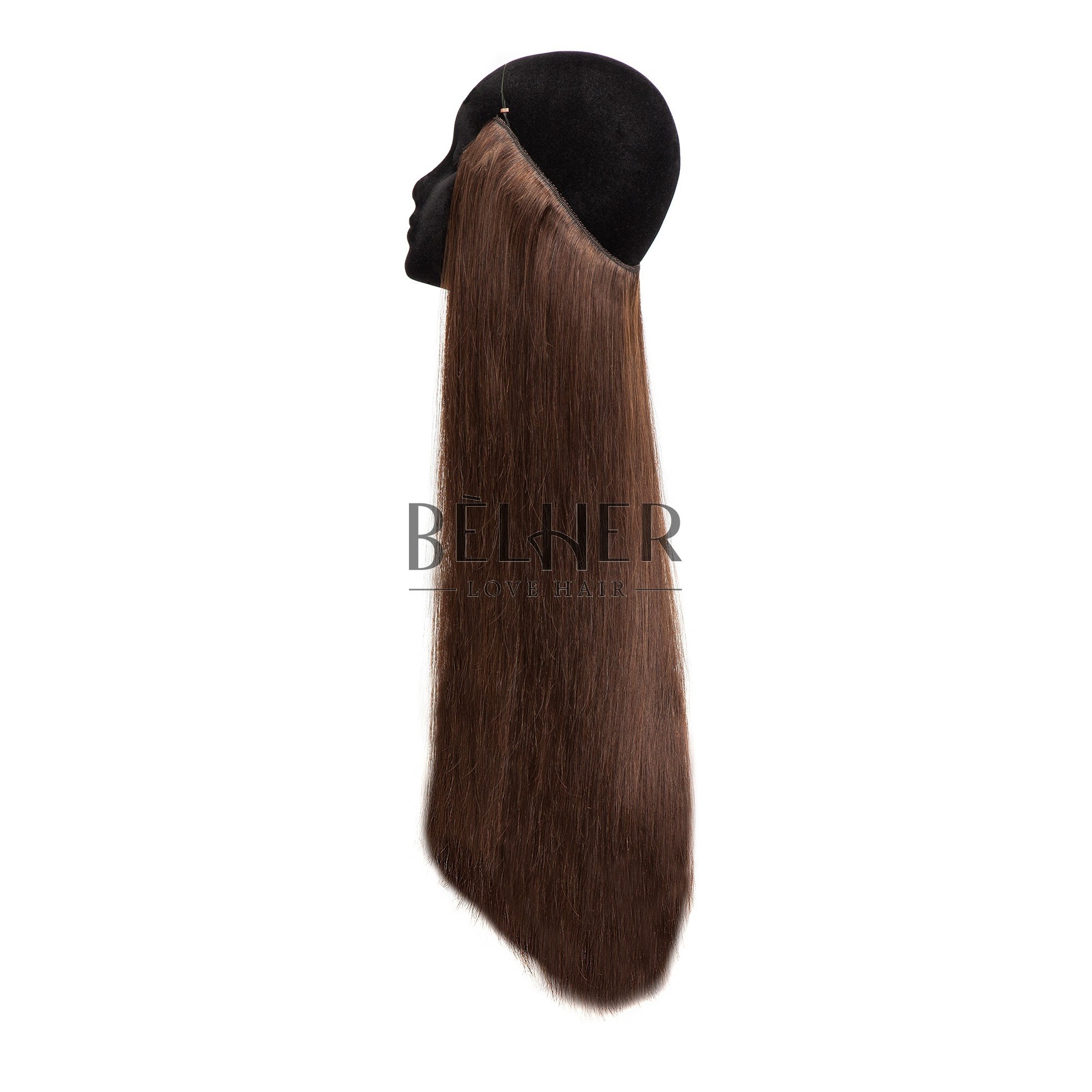 Extensii flip-in deluxe saten natural