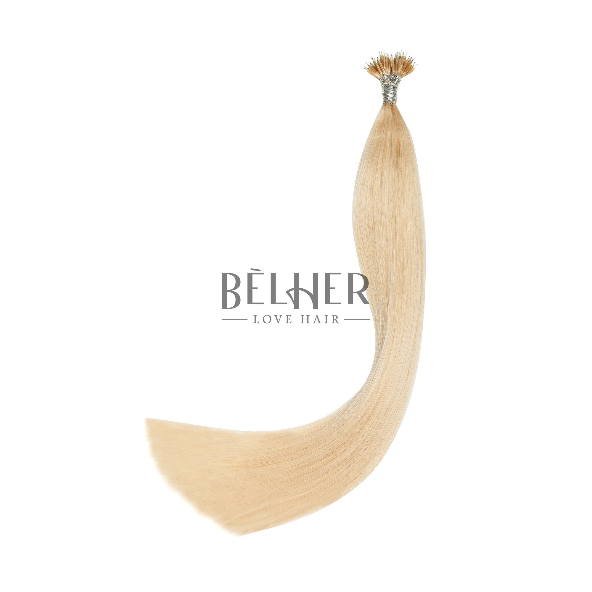 Extensii nano-ring blond deschis