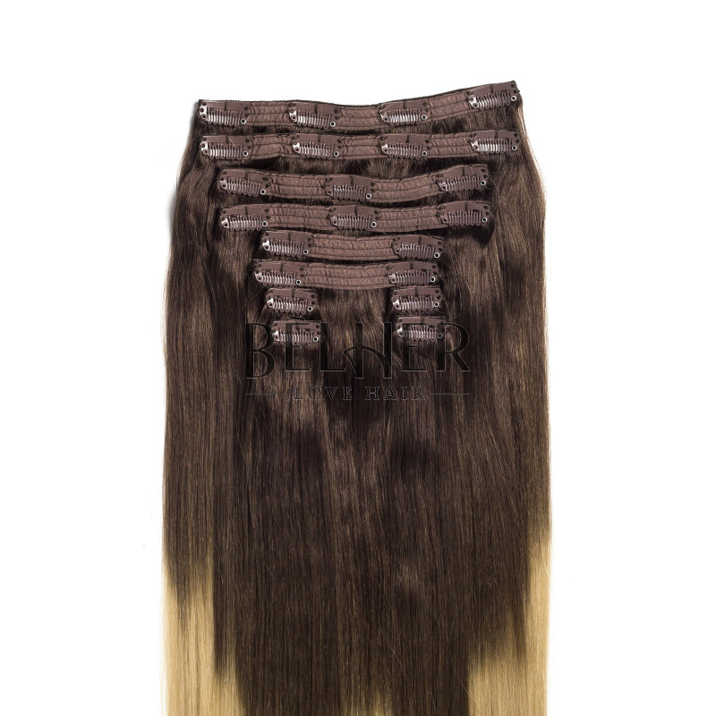 Ombre Saten Natural/Blond Clip-On VIP