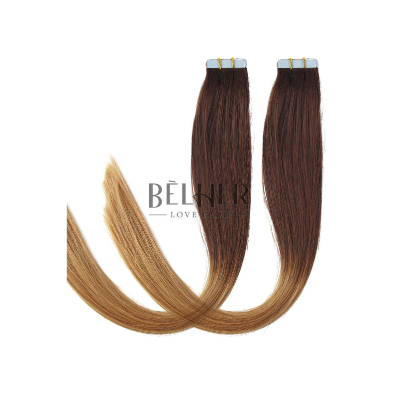 Ombre Ciocolatiu-Blond Miere Tape-In VIP Ombre Ciocolatiu-Blond Miere Tape-In VIP