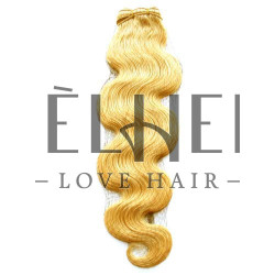 Extensii Cusute Ondulat Blond Auriu