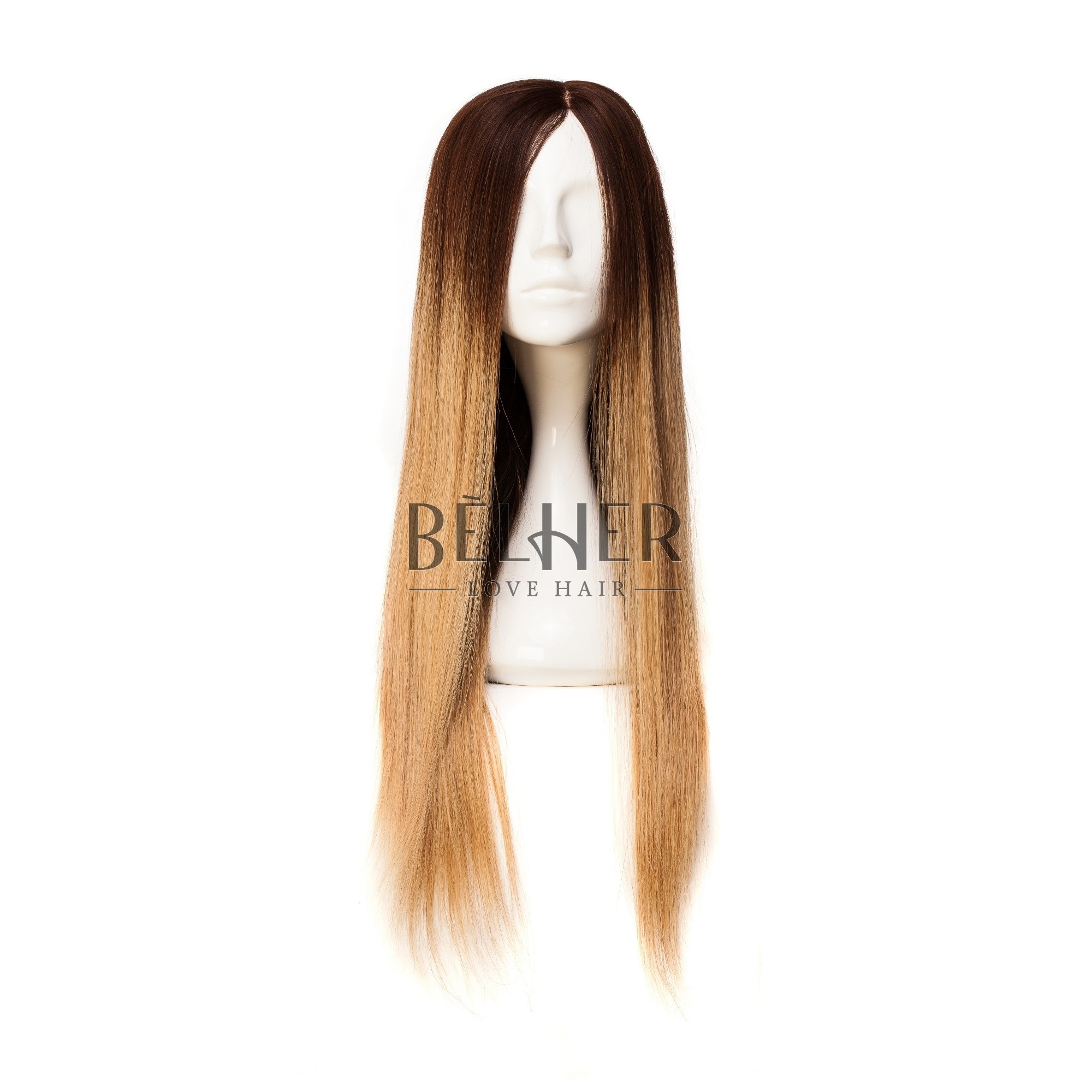 Peruca naturala tabia ombre saten-blond aluna