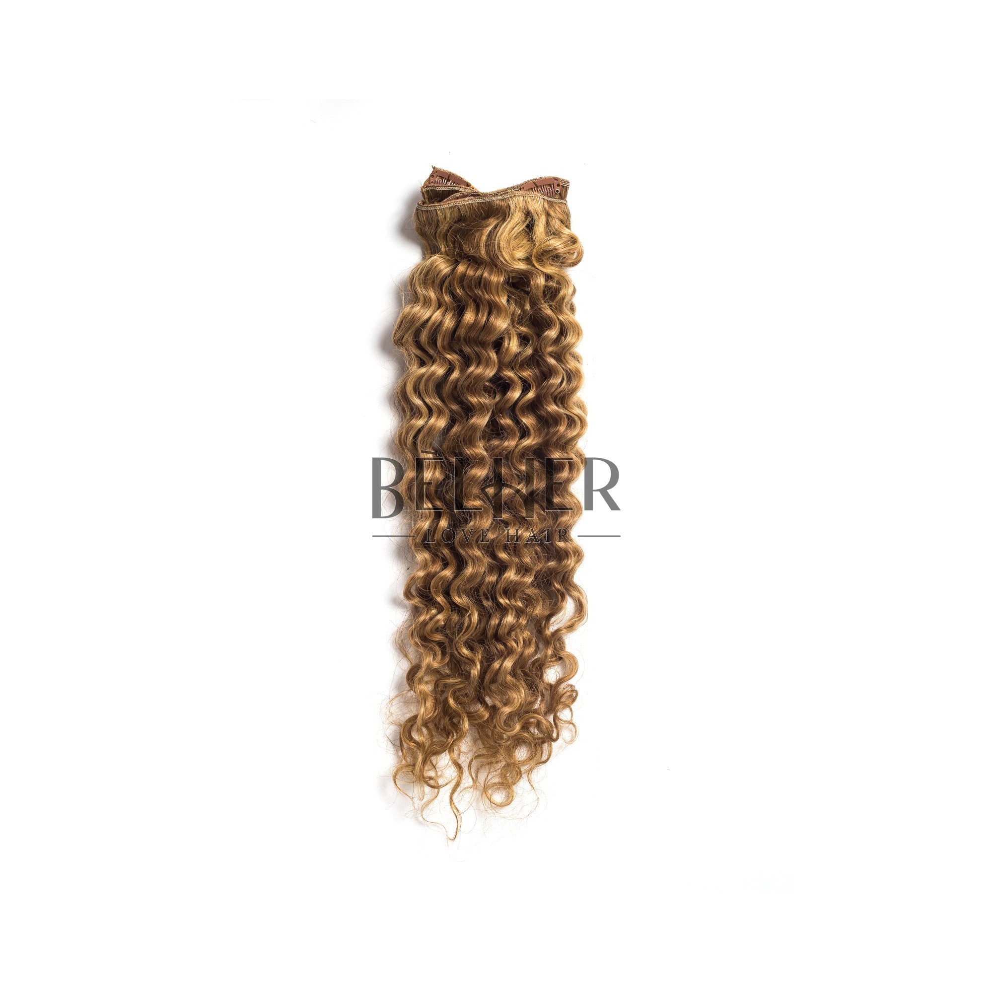 Extensii Clip-On Cret Premium Mix Blond Cenusiu