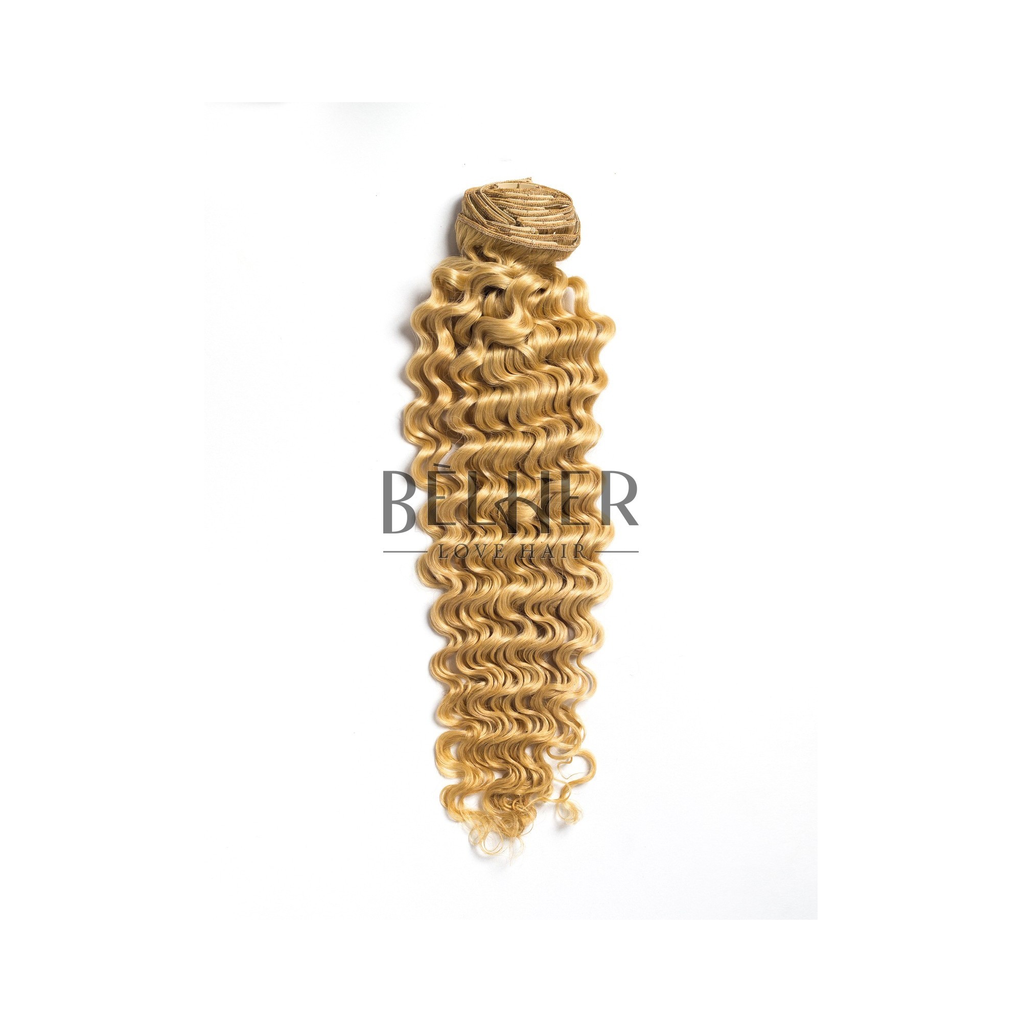 Extensii Clip-On Cret Premium Blond Deschis Auriu