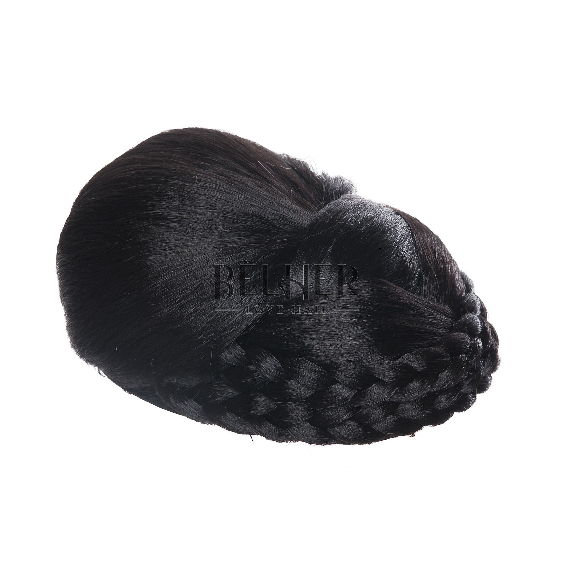 Coc sofisticat negru natural