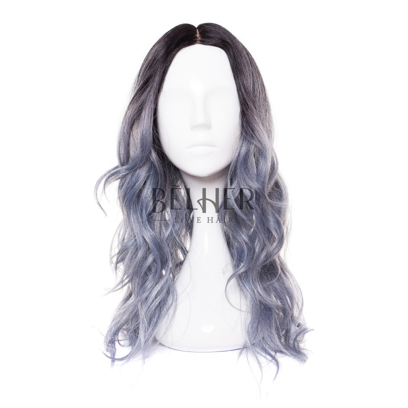 Peruca ADORA Ombre Blue Silver