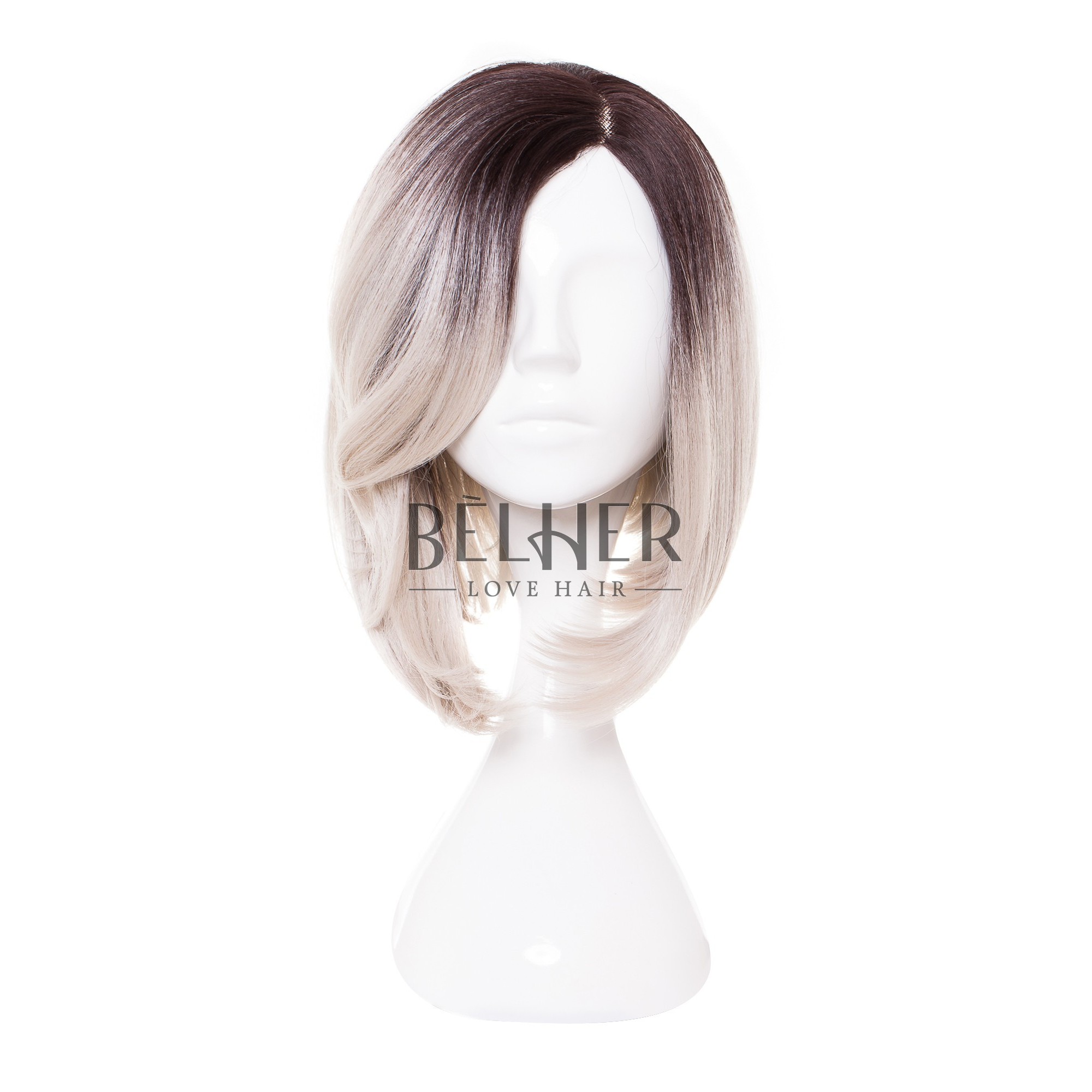 Peruca margo ombre blond silver