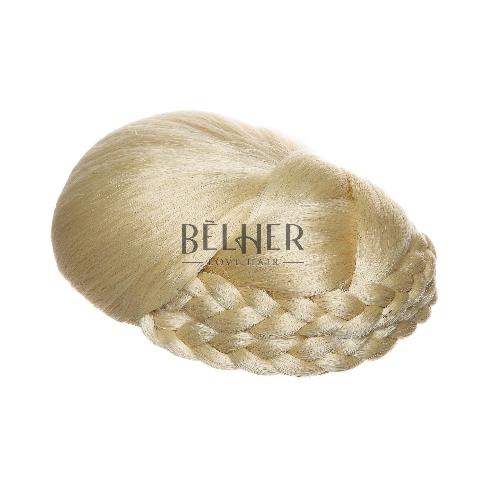 Coc sofisticat blond bej deschis