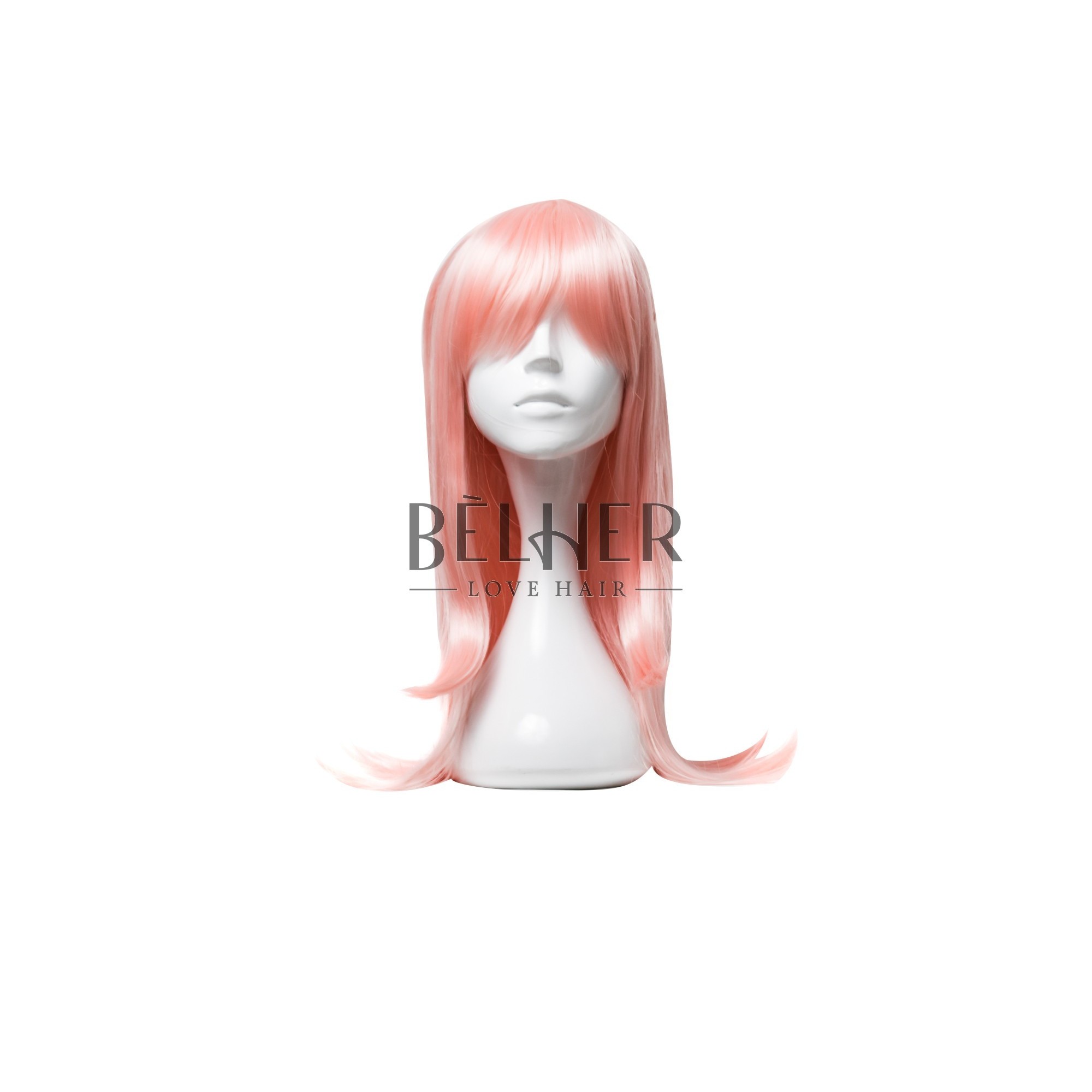 Peruca zasha - roz pastel