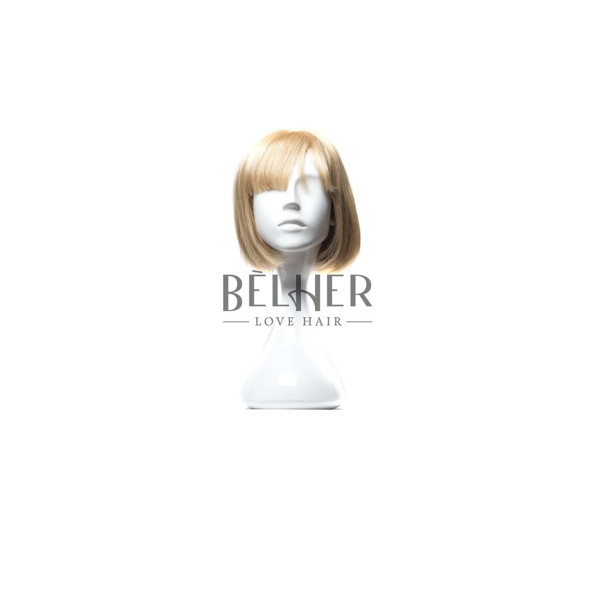 Peruca naturala gia mix blond deschis