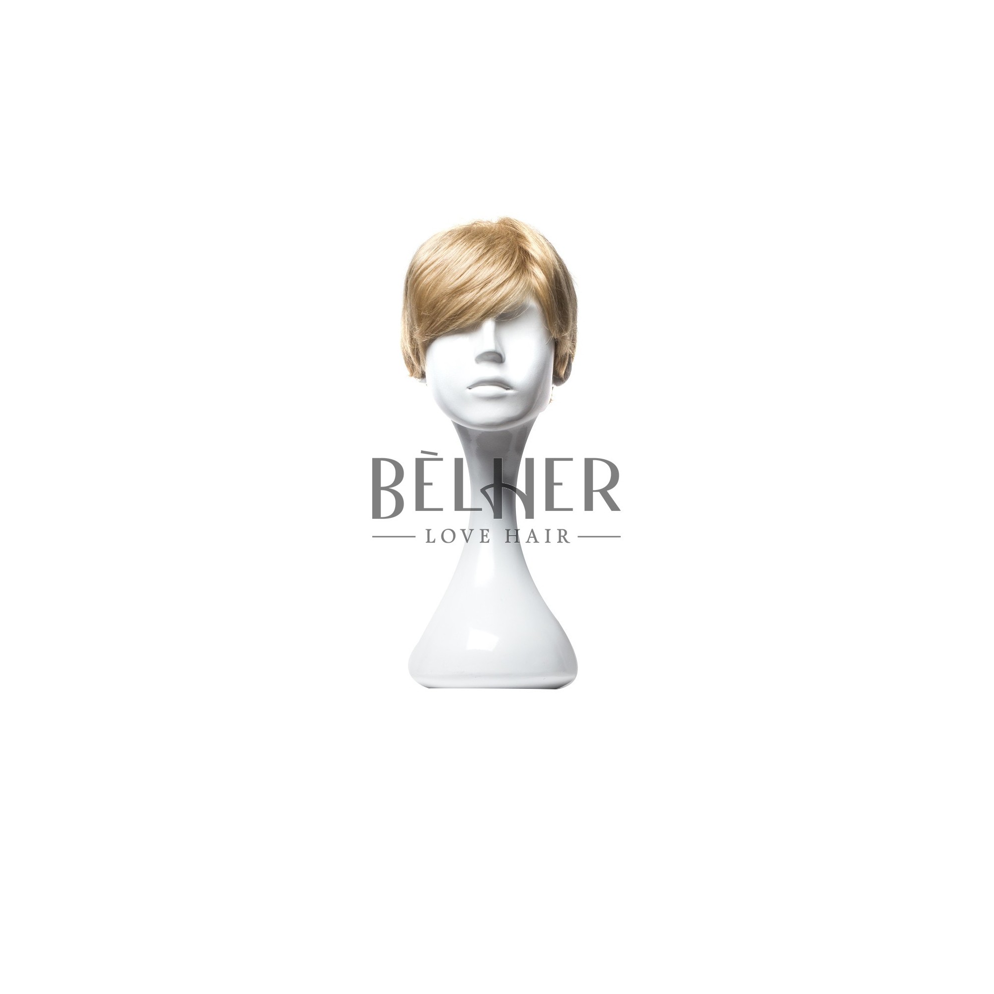 Peruca naturala lili blond cenusiu
