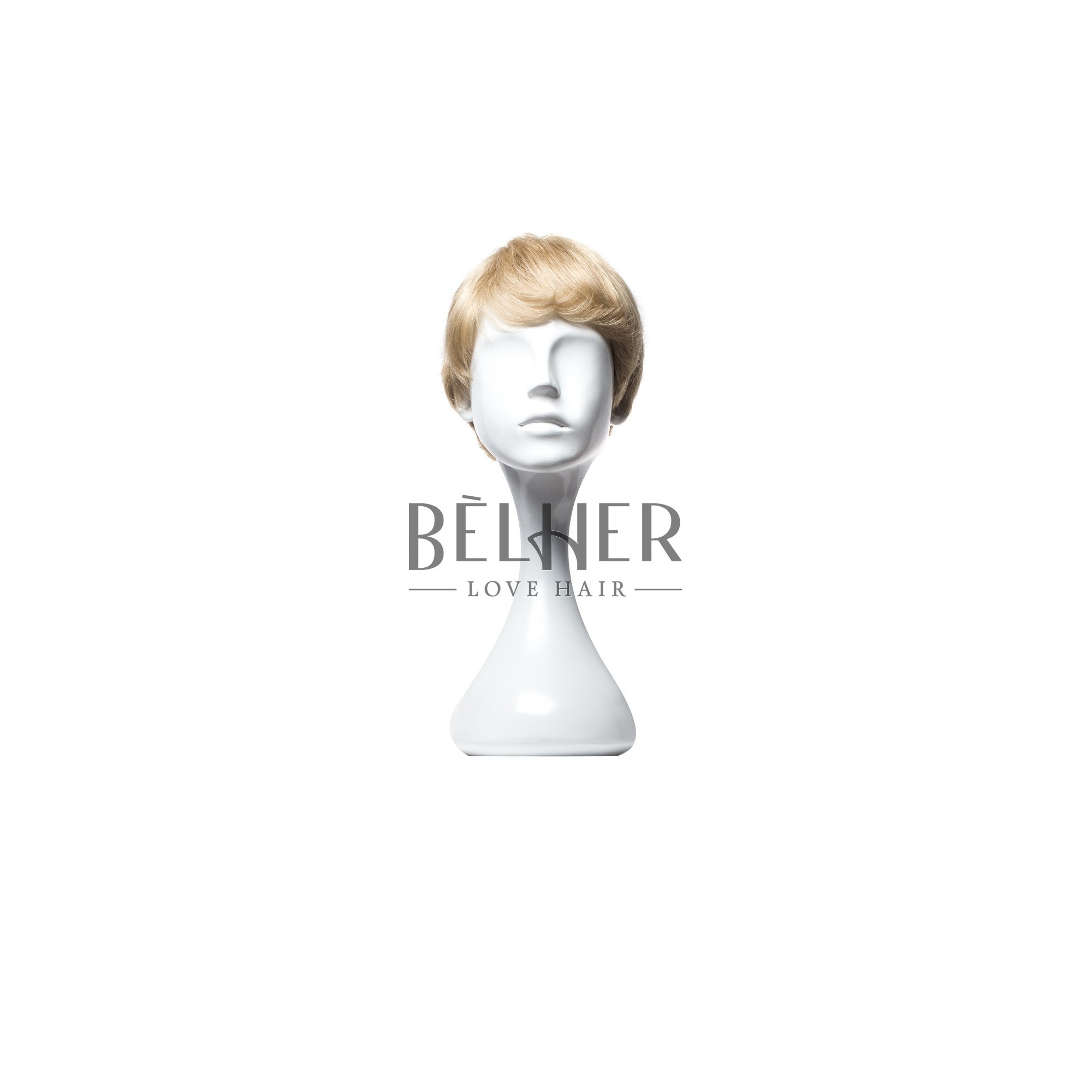 Peruca naturala lili blond cenusiu deschis