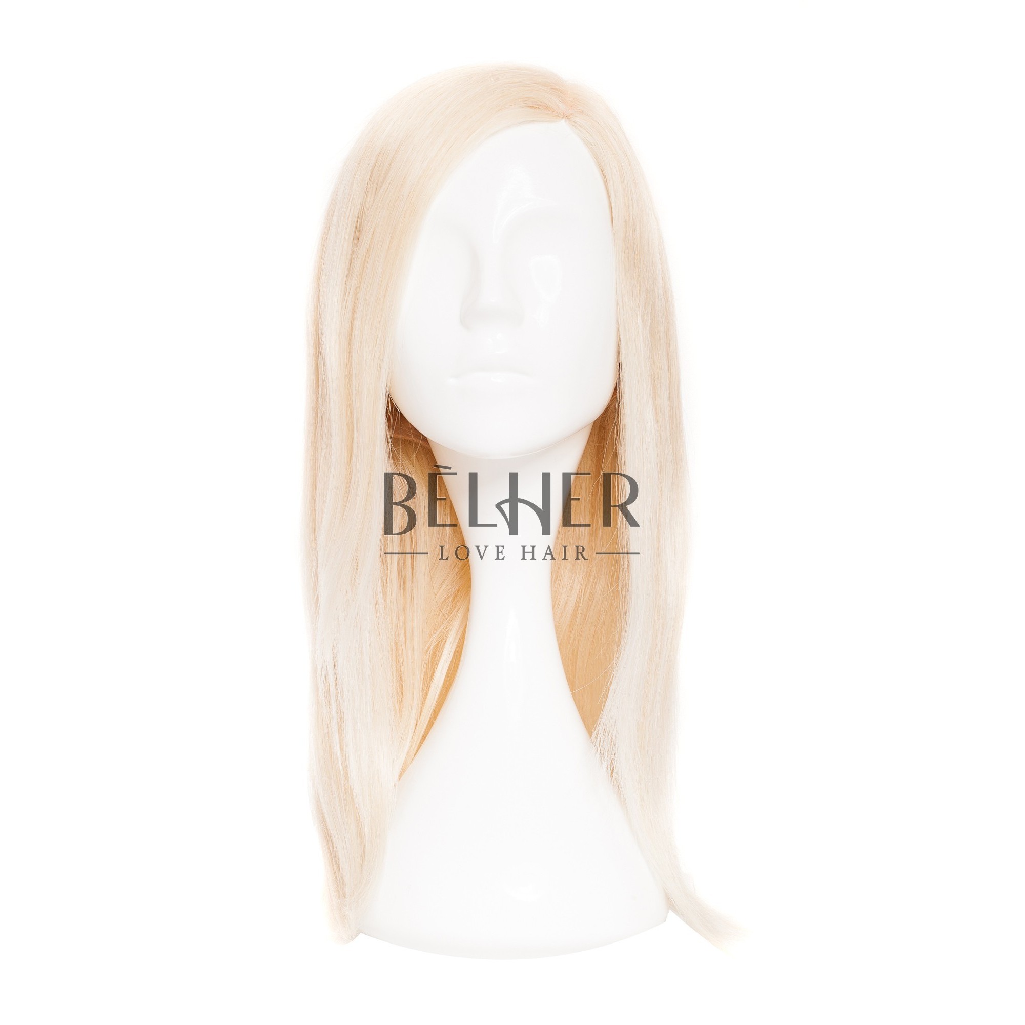 Peruca naturala alexa blond platinat