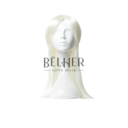 Blond Alb Peruca Partiala Clip-On