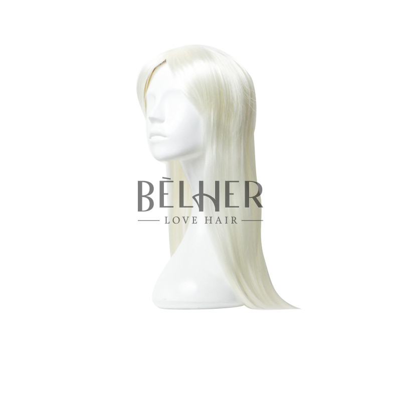 Blond Alb Peruca Partiala Clip-On Blond Alb Peruca Partiala Clip-On